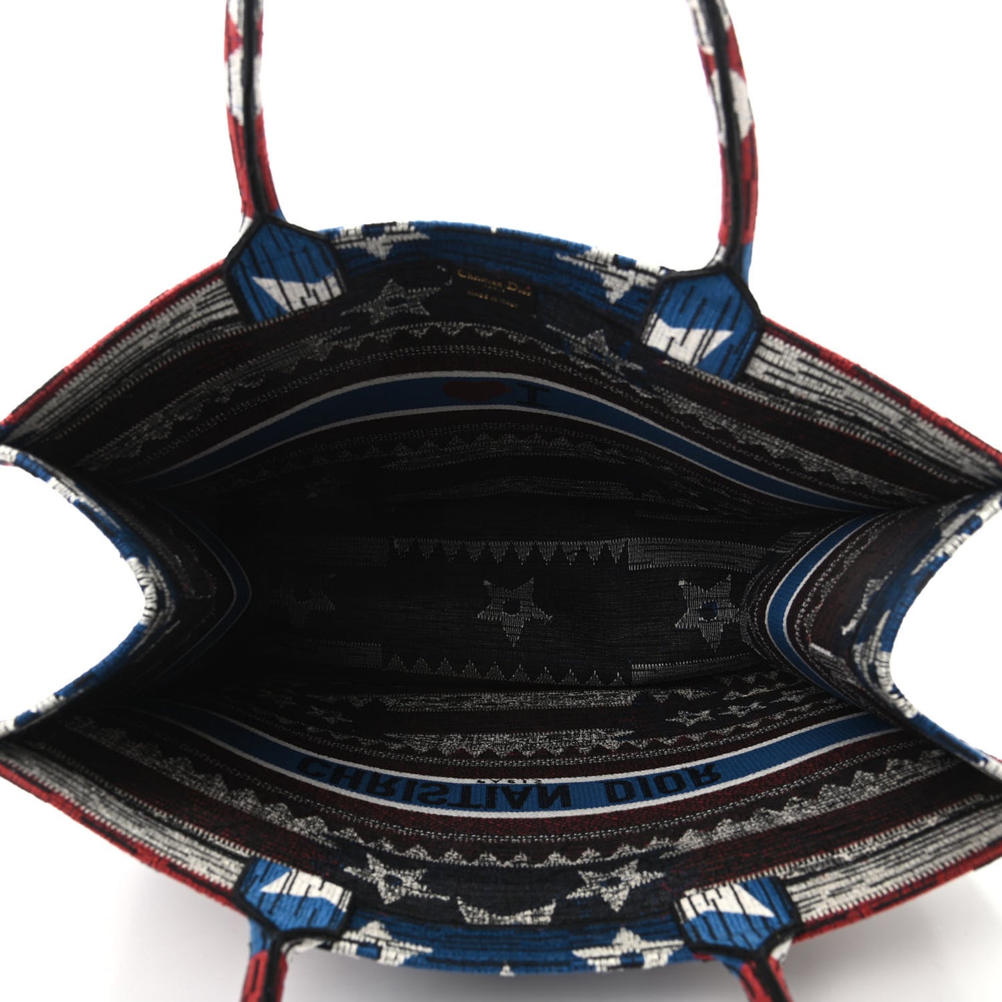 Canvas Embroidered Exclusive US Book Tote Multicolor
