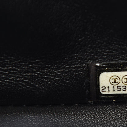 Chanel Lambskin Chevron Quilted Mini Square Flap Black 7 of 13