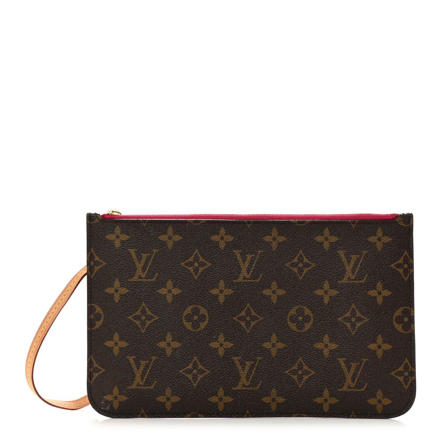 LOUIS VUITTON Monogram Neverfull MM GM Pochette Pivoine