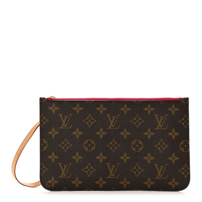 Louis Vuitton LOUIS VUITTON Monogram Neverfull MM GM Pochette Pivoine 1 of 7