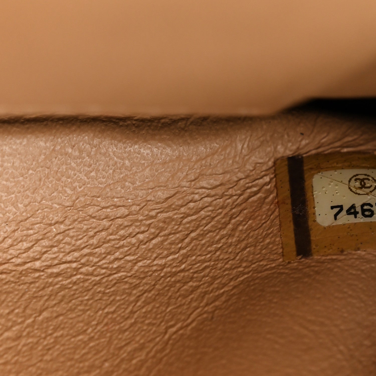 Chanel Lambskin Quilted Chocolate Bar Wristlet Beige 7 of 10