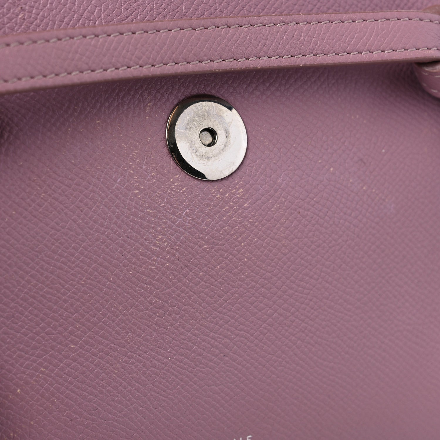 Celine Grained Calfskin Nano Belt Bag Rose Quartz 13 of 14