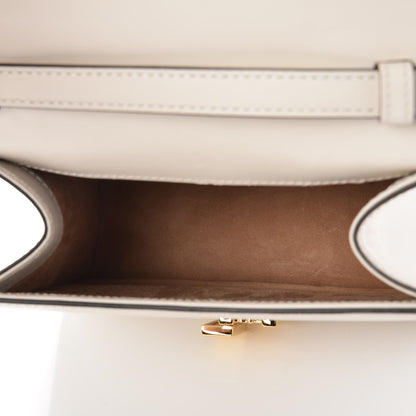 Gucci Calfskin Mini Sylvie Top Handle Bag White 7 of 12