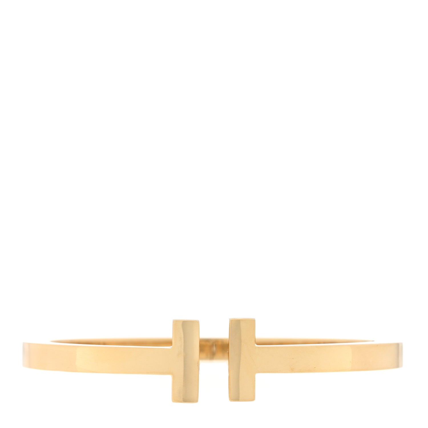 Tiffany 18K Yellow Gold T Square Bracelet 1 of 4