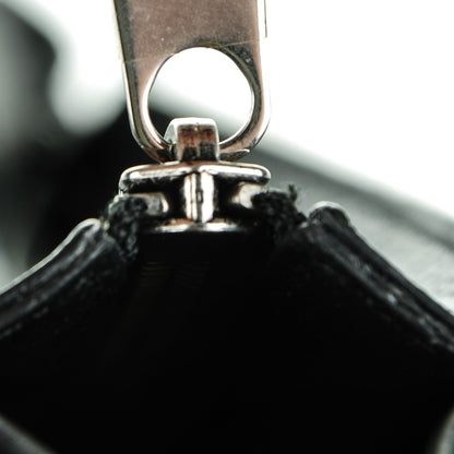 Celine Drummed Calfskin Suede Large Trapeze Black 7 of 8