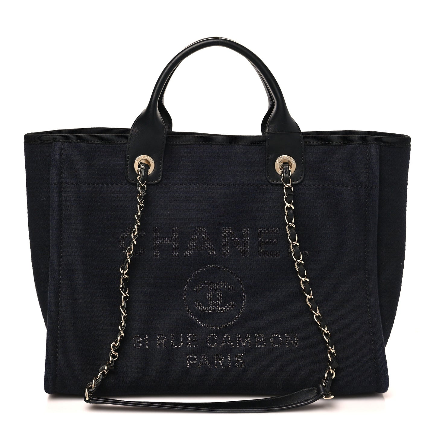 Mixed Fibers Small Deauville Tote Black