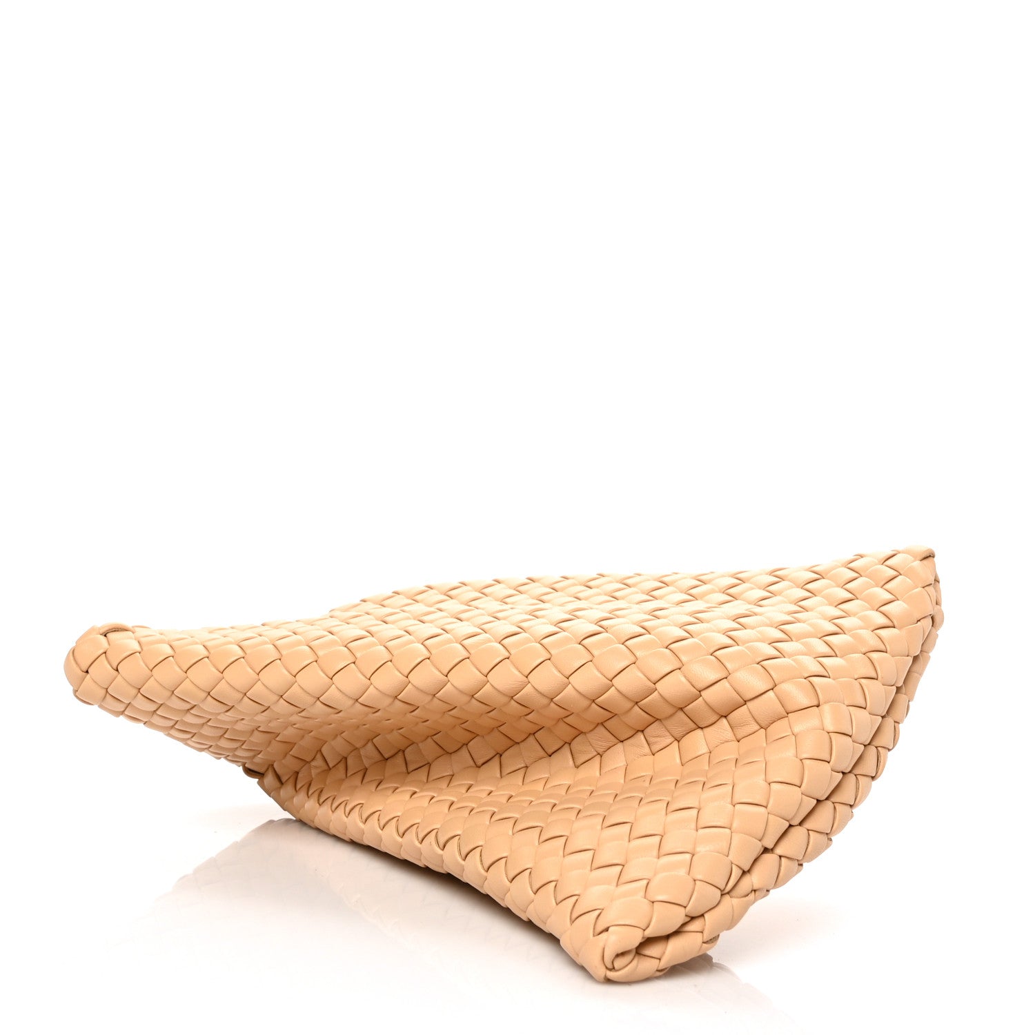 Bottega Veneta Nappa Intrecciato Crisscross Clutch Porridge 4 of 6