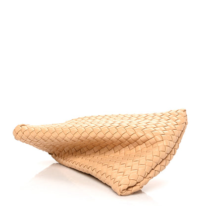 Bottega Veneta Nappa Intrecciato Crisscross Clutch Porridge 4 of 6