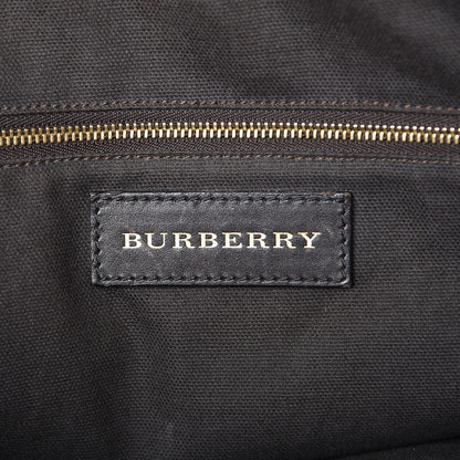 Burberry Haymarket Check Medium Primrose Tote Chocolate 6 of 13