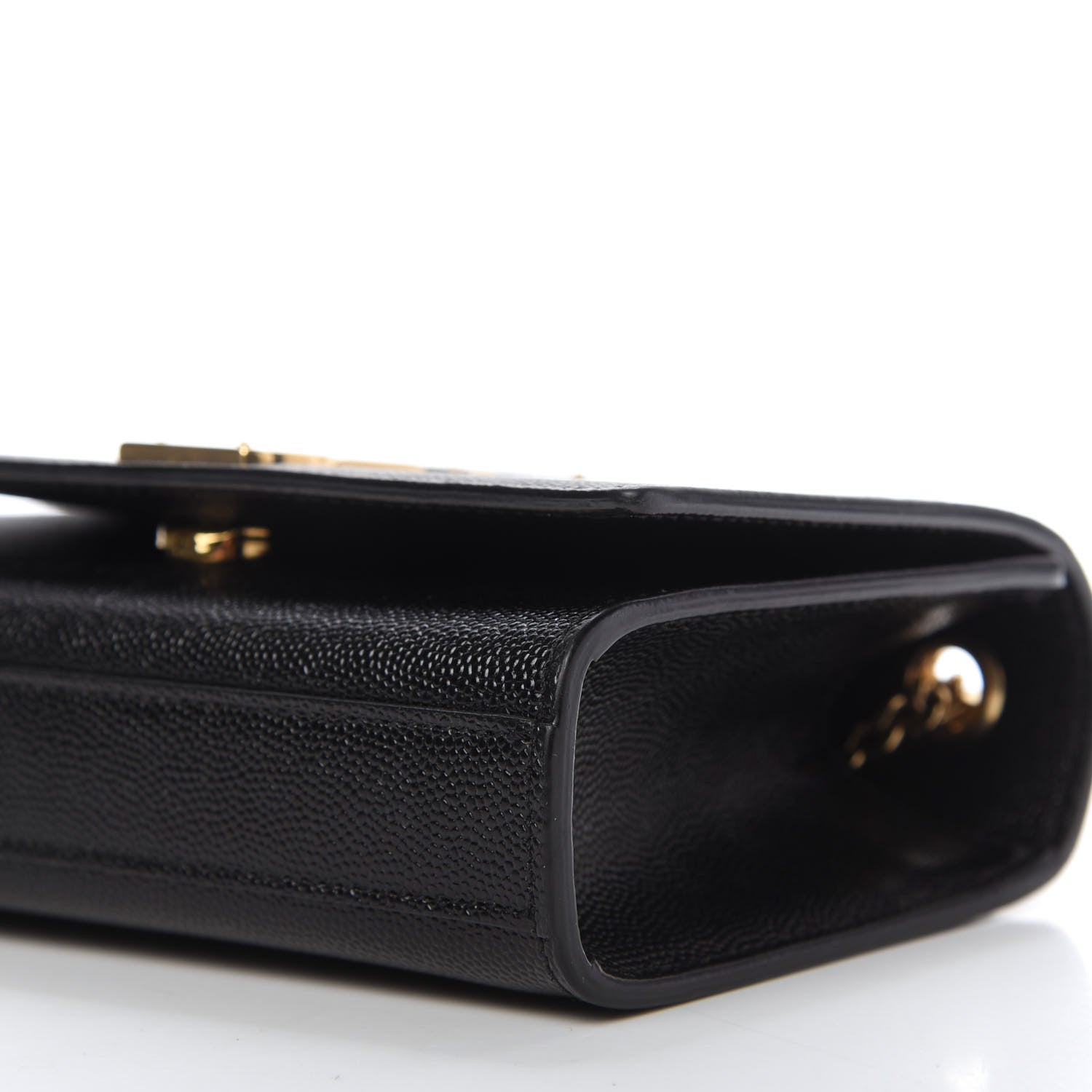Saint Laurent Grain De Poudre Small Monogram Kate Satchel Black 7 of 9