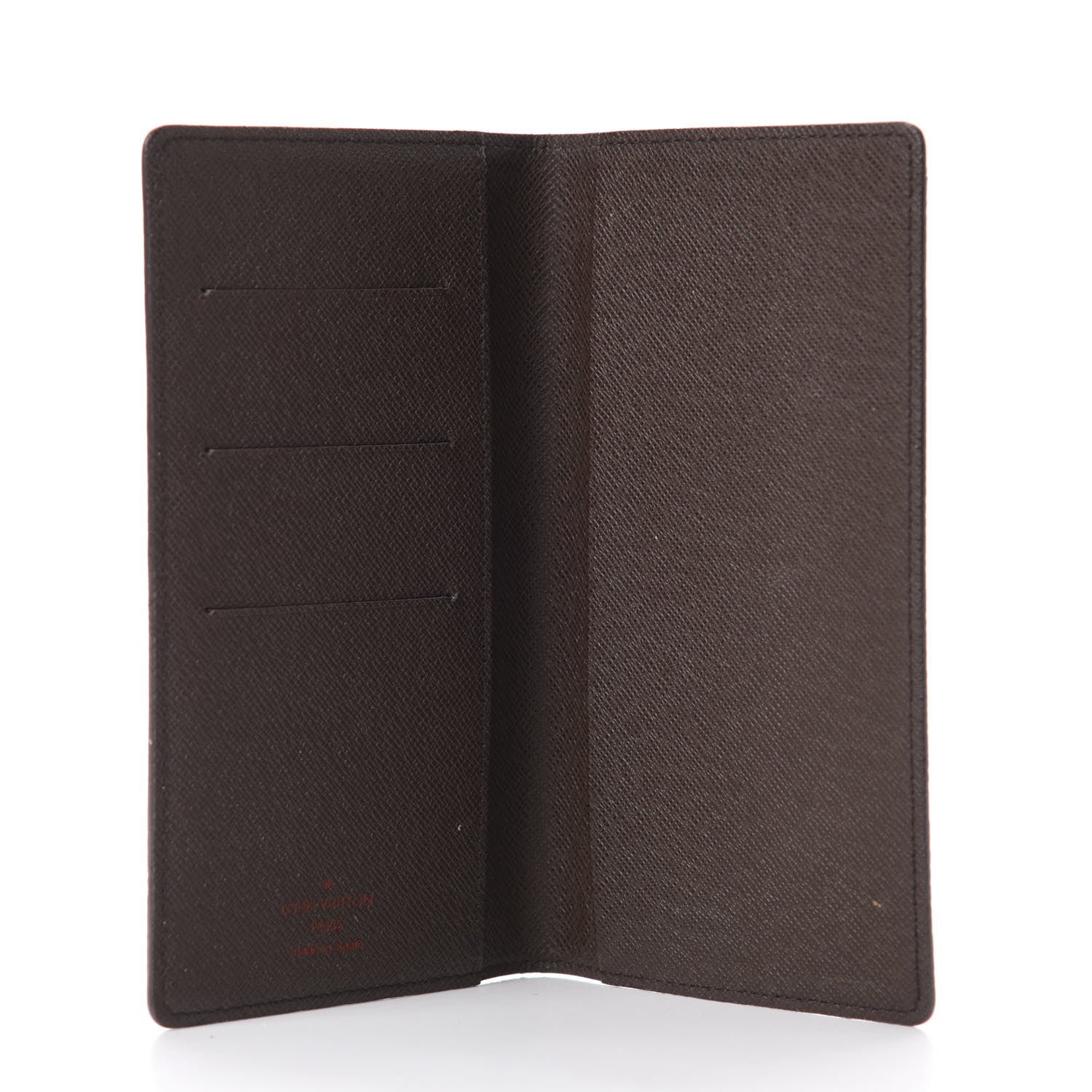 Louis Vuitton Damier Ebene Checkbook Cover Wallet 5 of 7