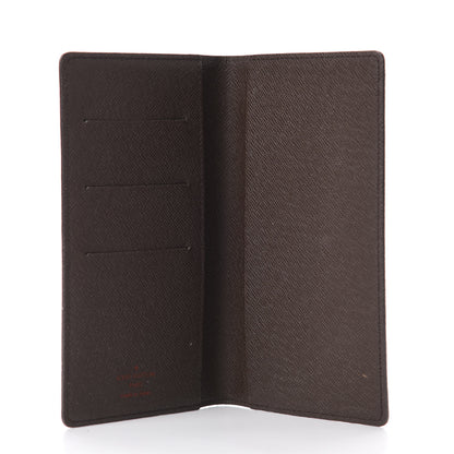 Louis Vuitton Damier Ebene Checkbook Cover Wallet 5 of 7