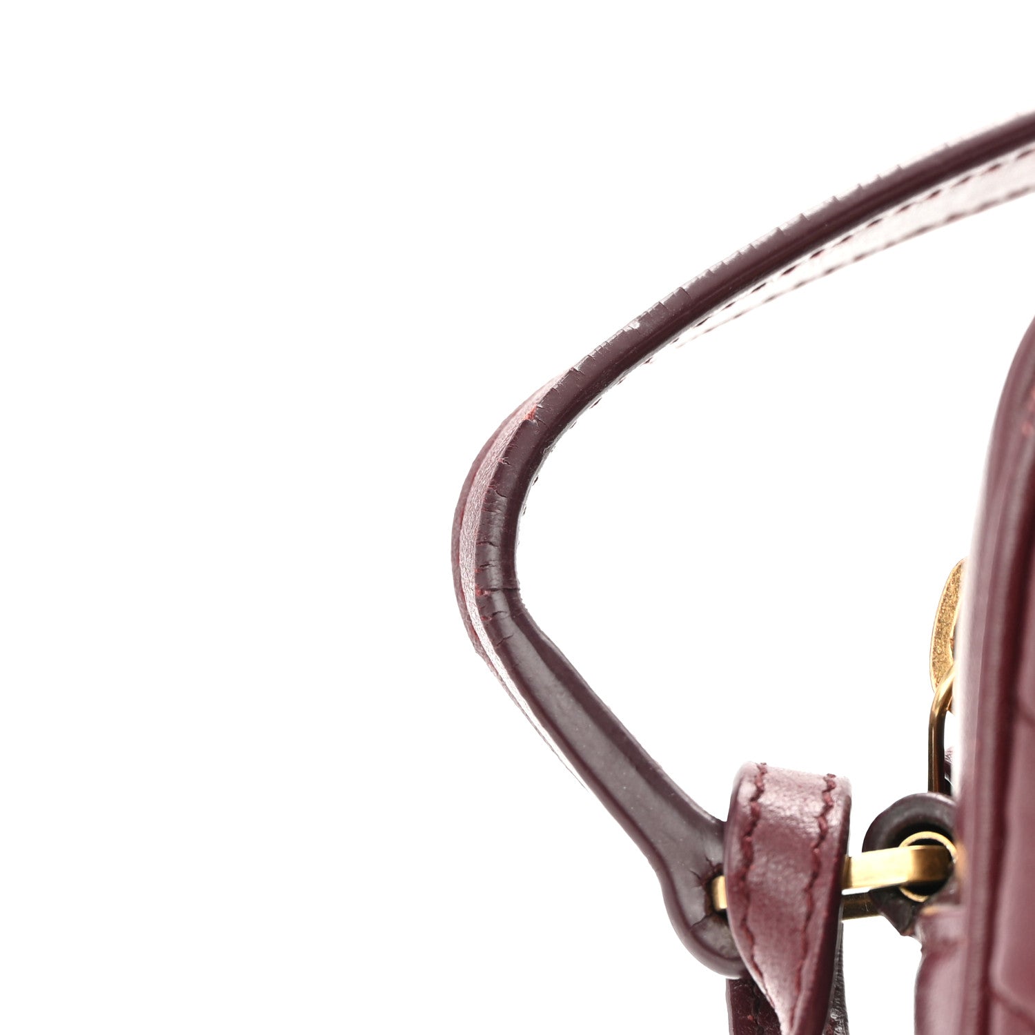 Saint Laurent Calfskin Matelasse Monogram Lou Camera Bag Dark Legion Red 19 of 22