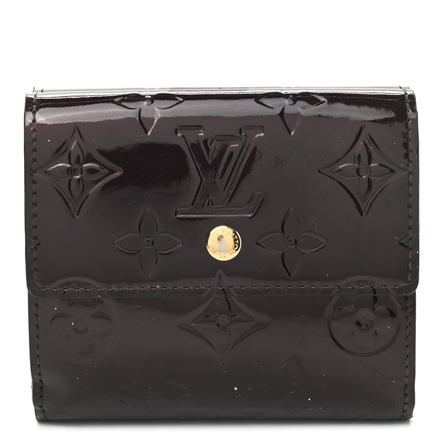 Louis Vuitton Vernis Elise Wallet Amarante 1 of 7