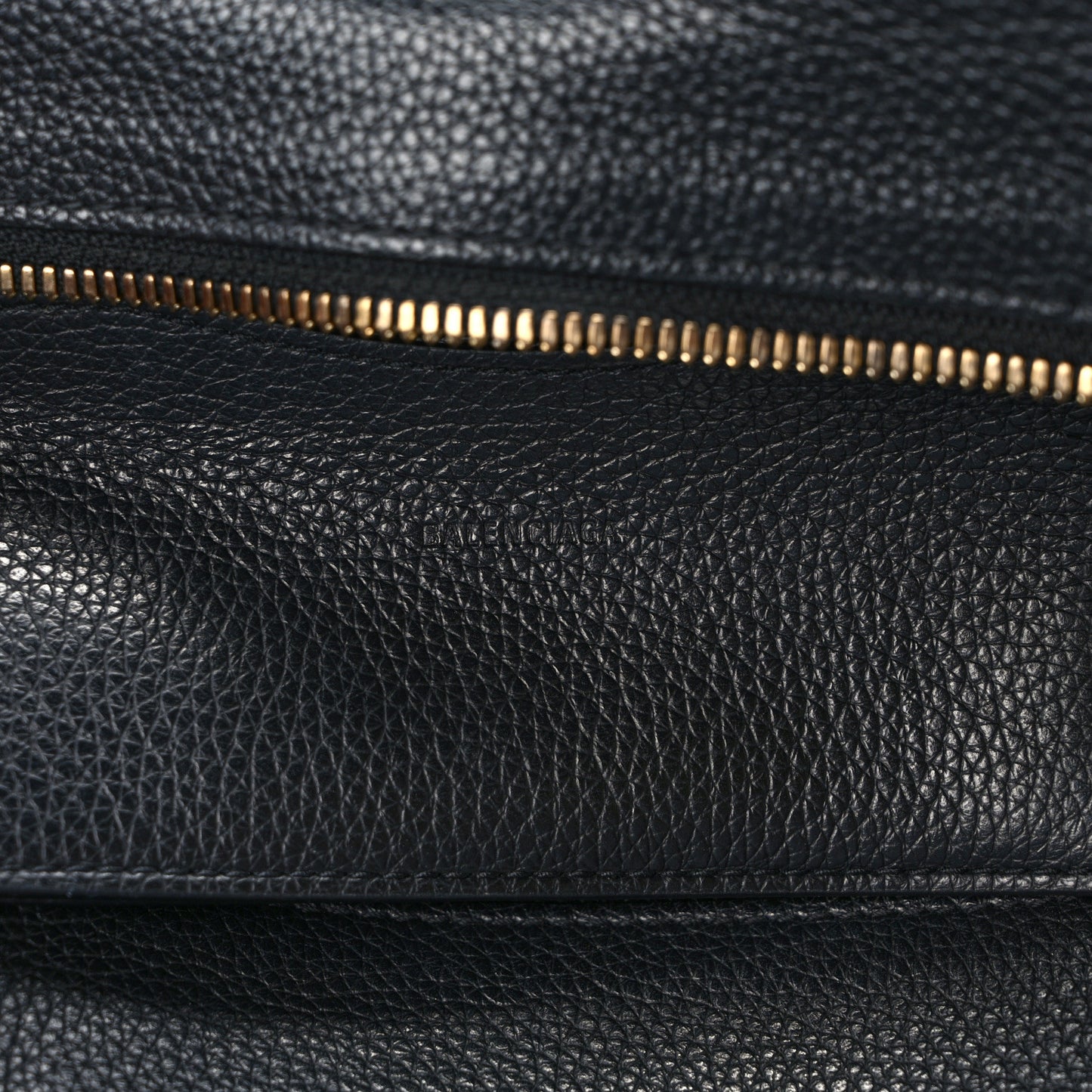 Grained Calfskin Neo Classic Gold Hardware Mini City Black