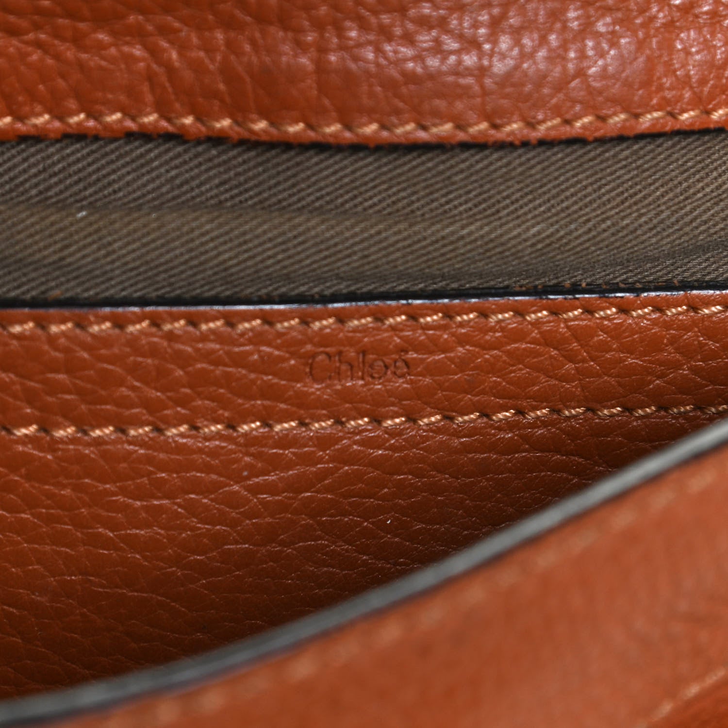 Chloe Calfskin Mini Marcie Round Crossbody Bag Tan 6 of 15