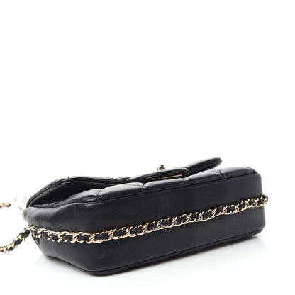 Chanel Lambskin Quilted Mini My Precious Flap Black 4 of 12