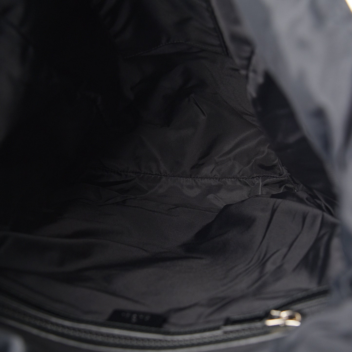 Techno Canvas Web Double Buckle Backpack Black