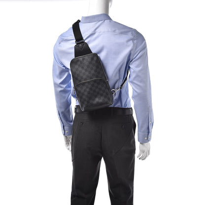 Louis Vuitton Damier Graphite Avenue Sling Backpack 2 of 8