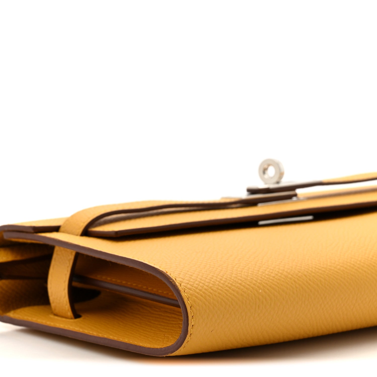 Hermes Epsom Kelly Wallet To Go Jaune Ambre 11 of 12