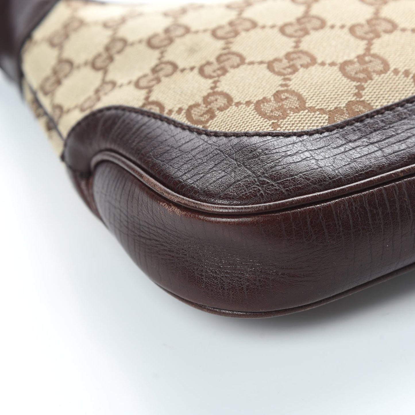 Monogram Web Small Jackie O Hobo Dark Brown