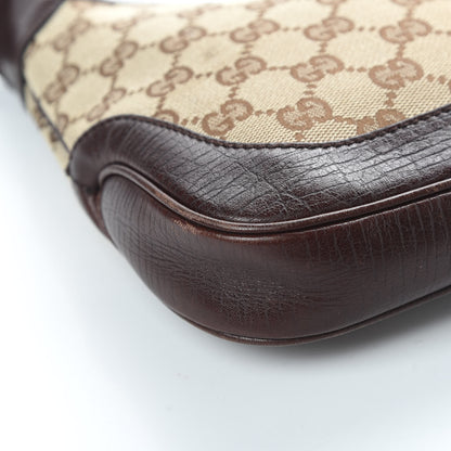 Gucci Monogram Web Small Jackie O Hobo Dark Brown 9 of 14