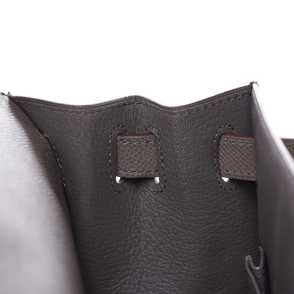 Hermes Epsom Kelly Sellier 28 Etain 17 of 34