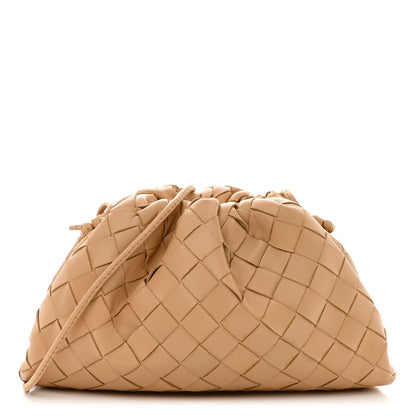 Bottega Veneta Nappa Intrecciato The Mini Pouch Almond 1 of 10
