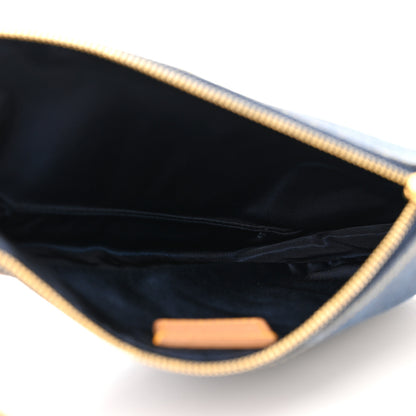 Christian Dior Denim Mini Saddle Pochette Navy 5 of 10