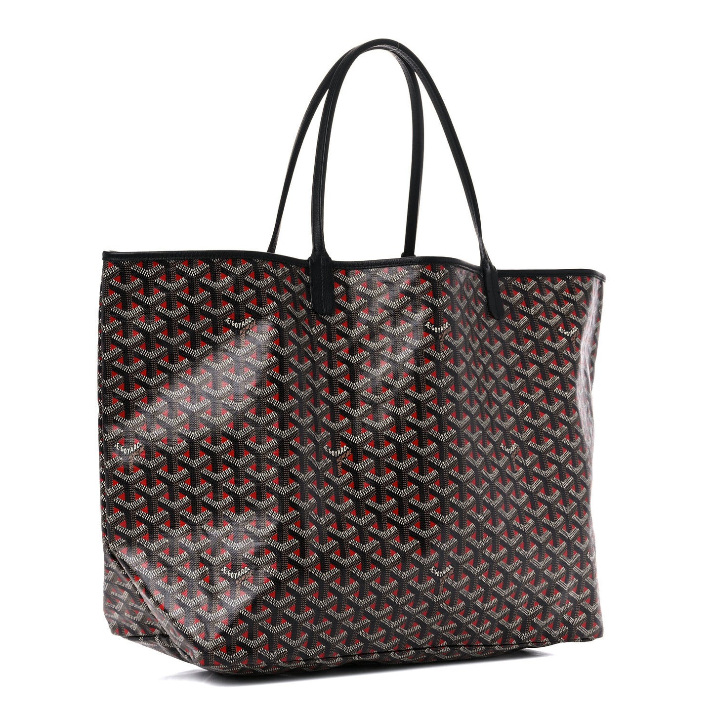 Goyardine Saint Louis Claire Voie GM Black Red