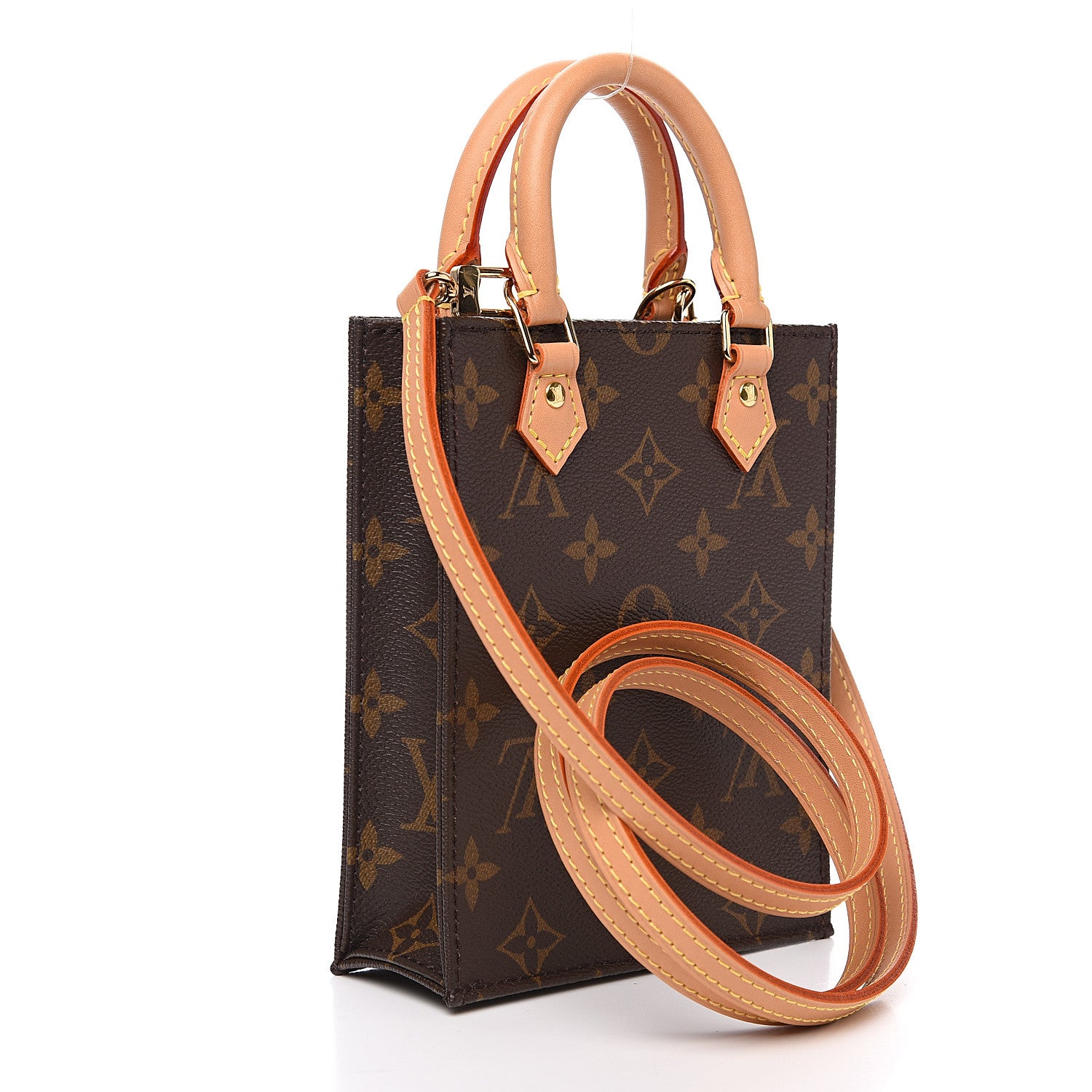 Louis Vuitton Monogram Petit Sac Plat 2 of 8