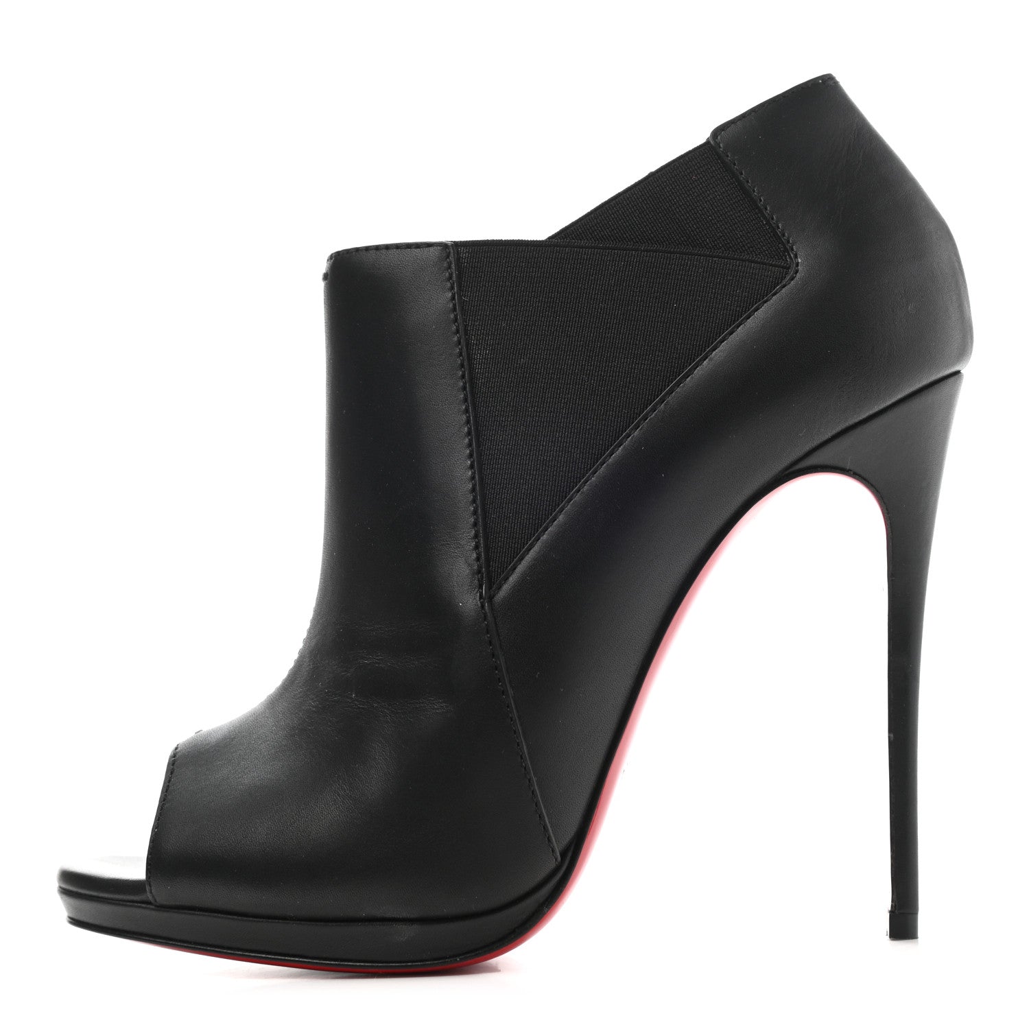 Christian Louboutin King Calf Bootstagram 120 Ankle Boots 37.5 Black 1 of 8