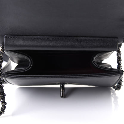 Chanel Calfskin Mini Propeller Flap Black 4 of 12