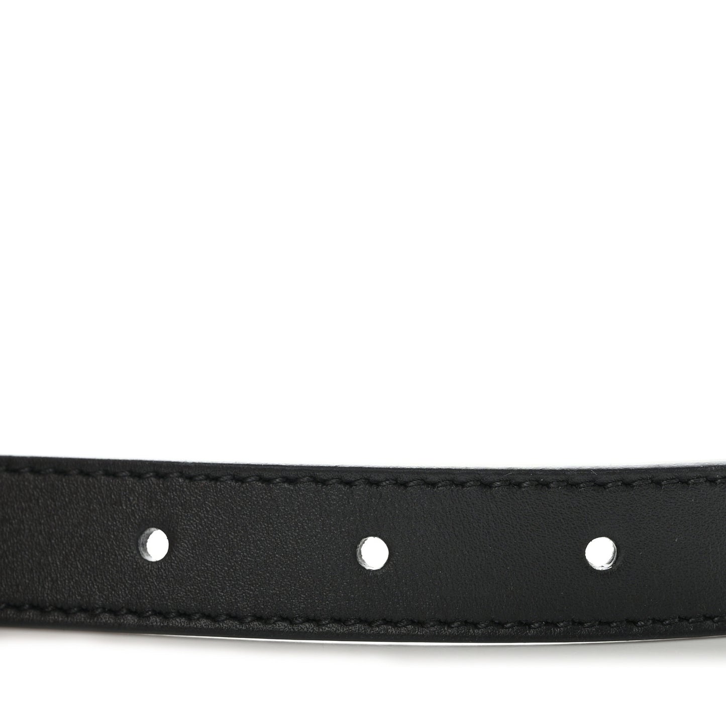 Calfskin Double G 20mm Belt 75 30 Black
