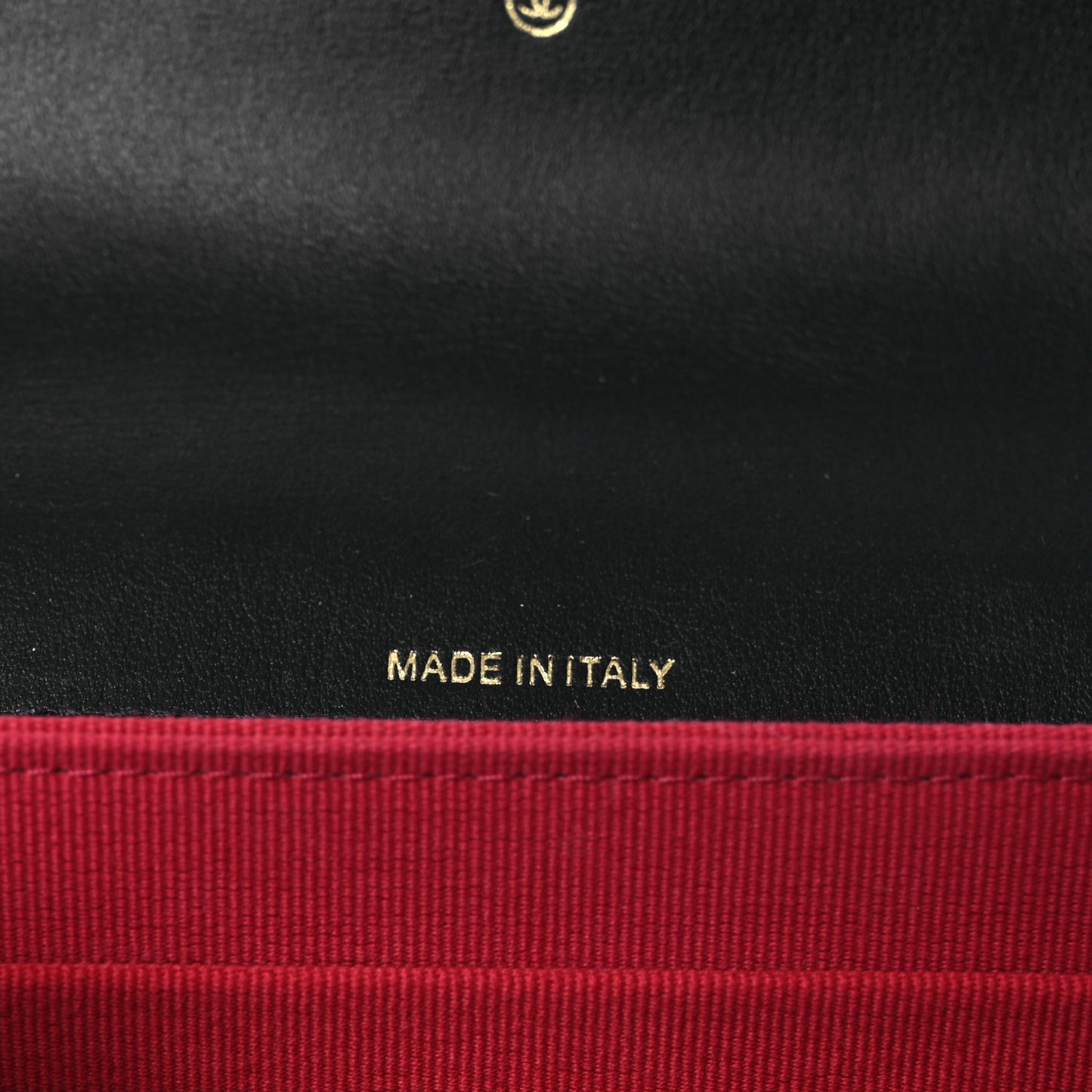 Lambskin Quilted Chanel 19 Flap Clutch Black