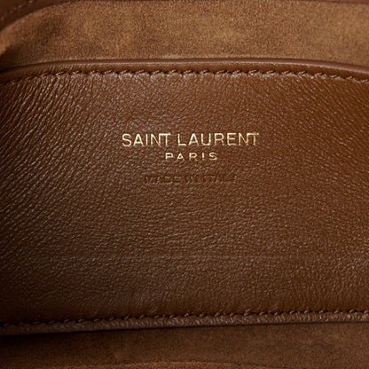 Saint Laurent Shearling Le 5 A 7 Mini Hobo Natural Beige 6 of 12