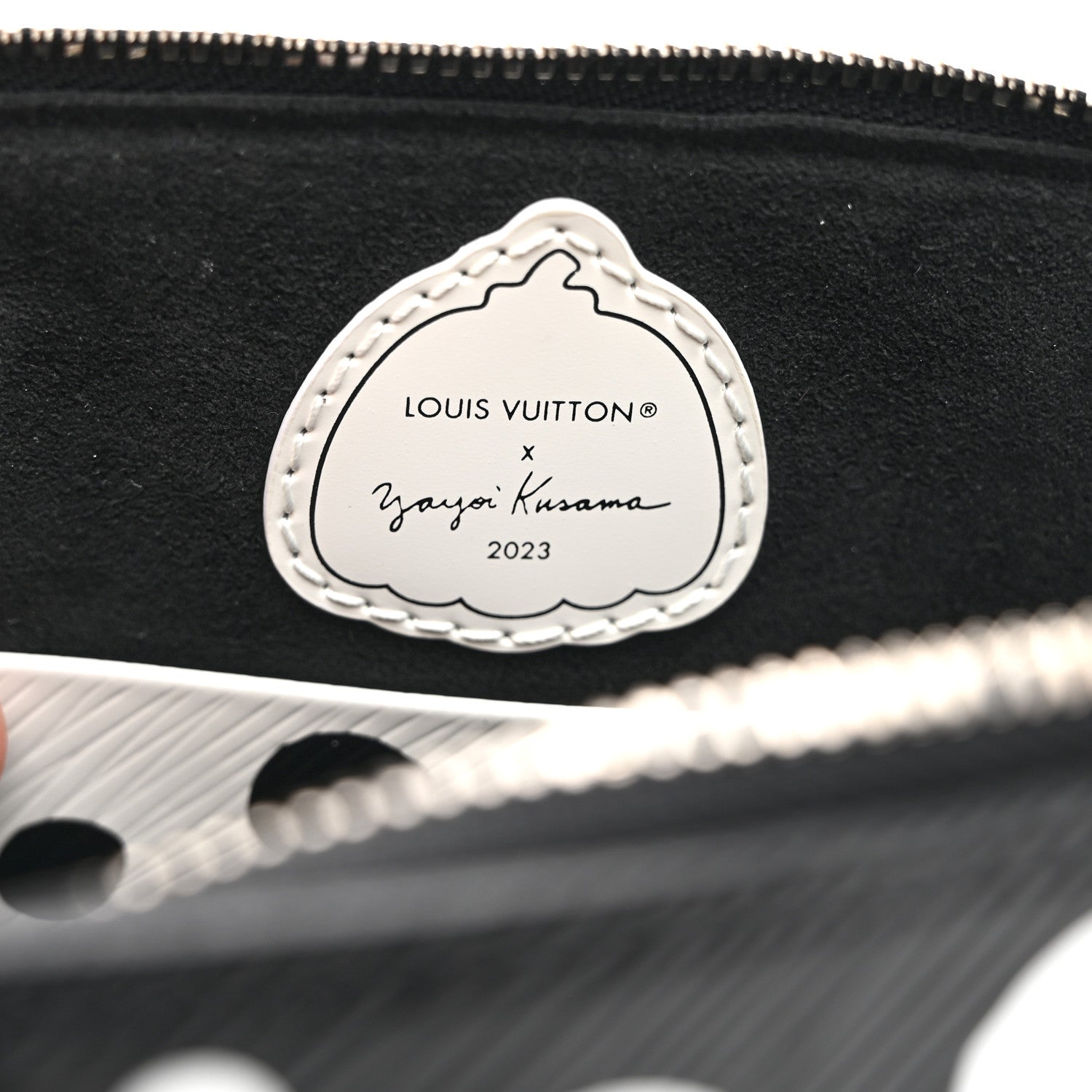 Louis Vuitton X YK Epi Alma BB Black White 7 of 10