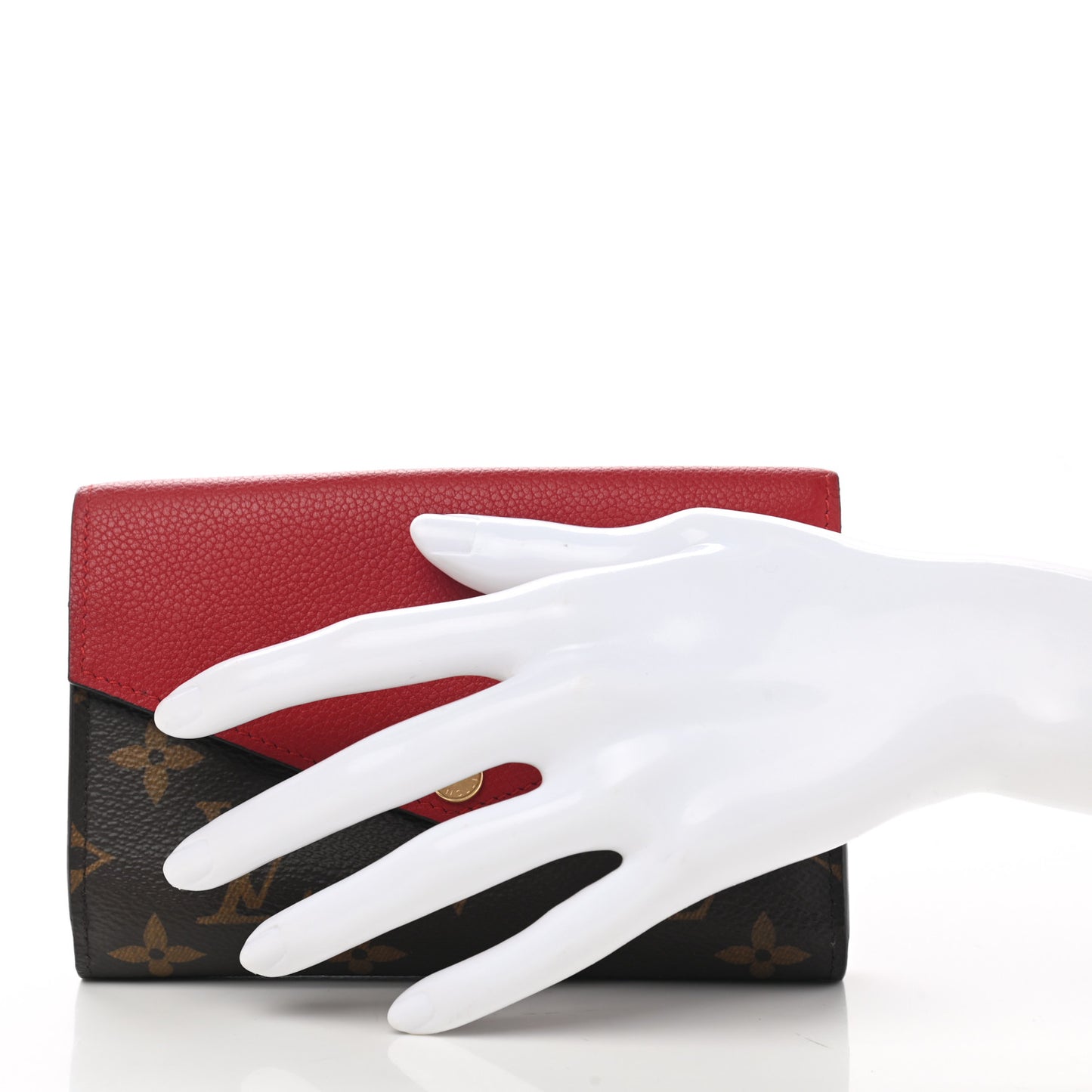 Monogram Pallas Compact Wallet Cherry