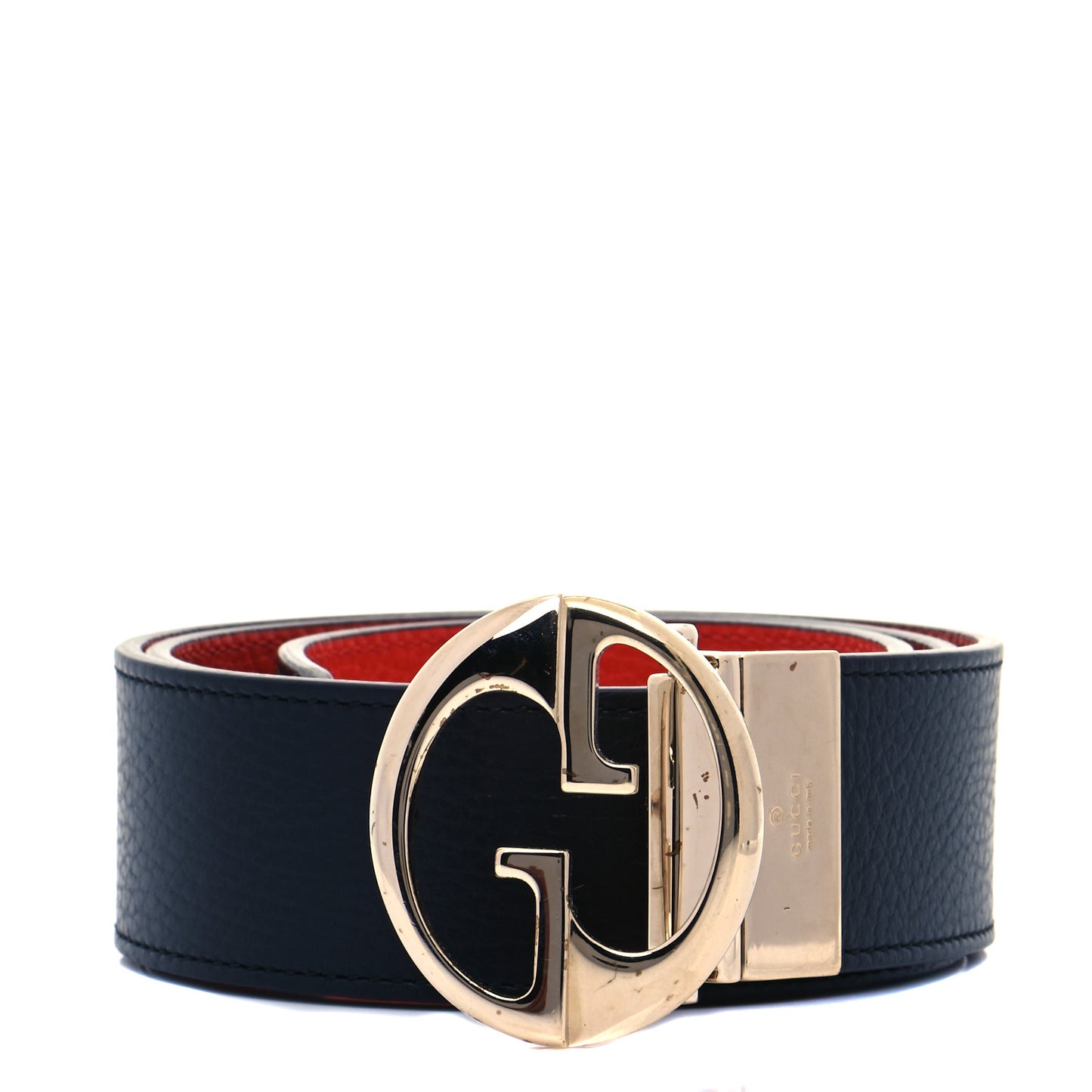 Calfskin 1973 Reversible Belt 80 32 Orange Black