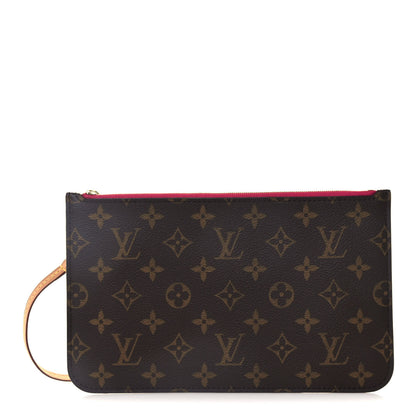 Louis Vuitton Monogram Neverfull MM GM Pochette Pivoine 1 of 8