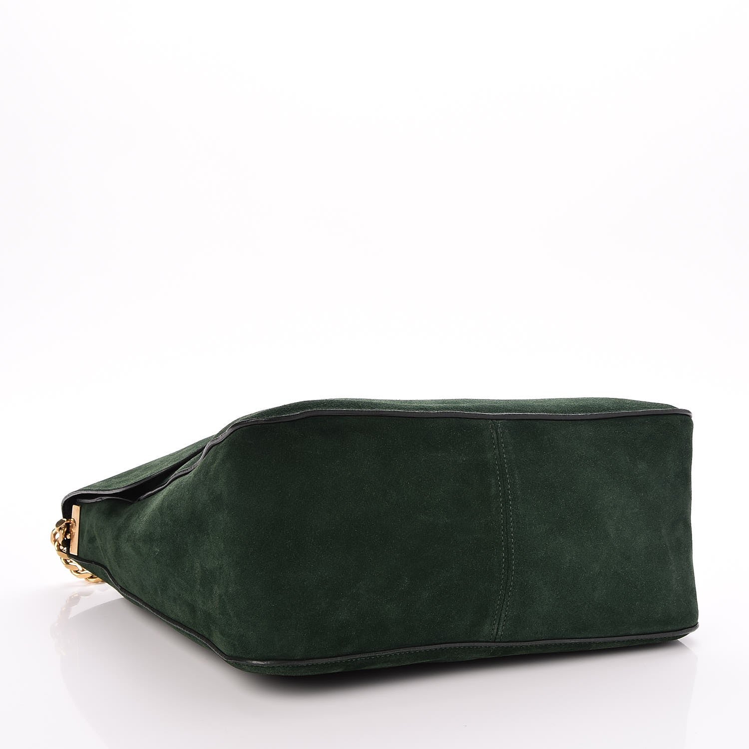 Celine Suede Medium Gourmette Emerald 4 of 6
