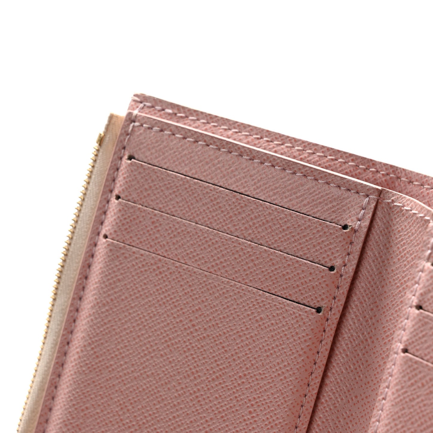 Damier Azur Victorine Wallet Rose Ballerine