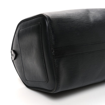 Louis Vuitton Epi Speedy Bandouliere 25 Black 9 of 14