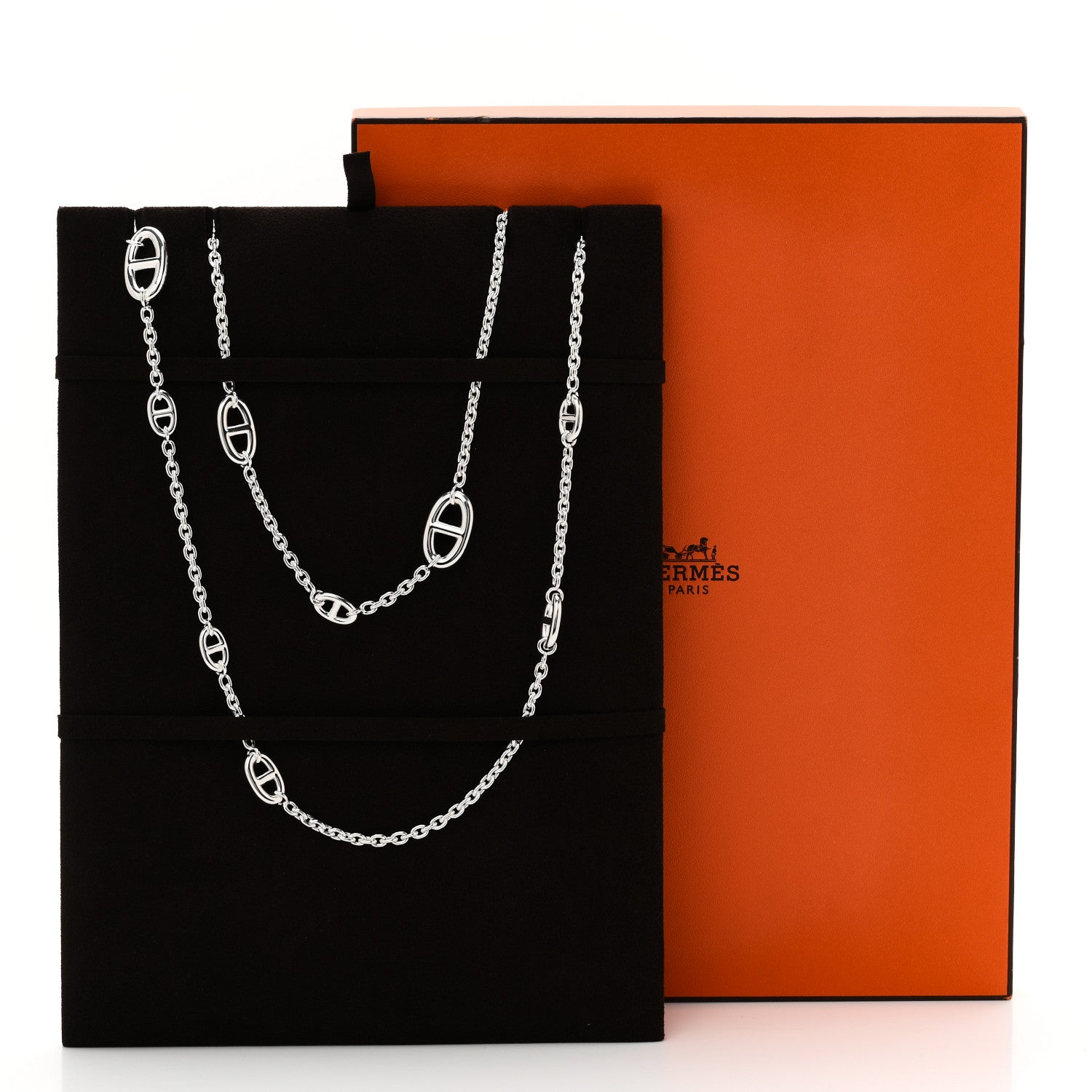 Hermes Sterling Silver Farandole Necklace 120 6 of 6