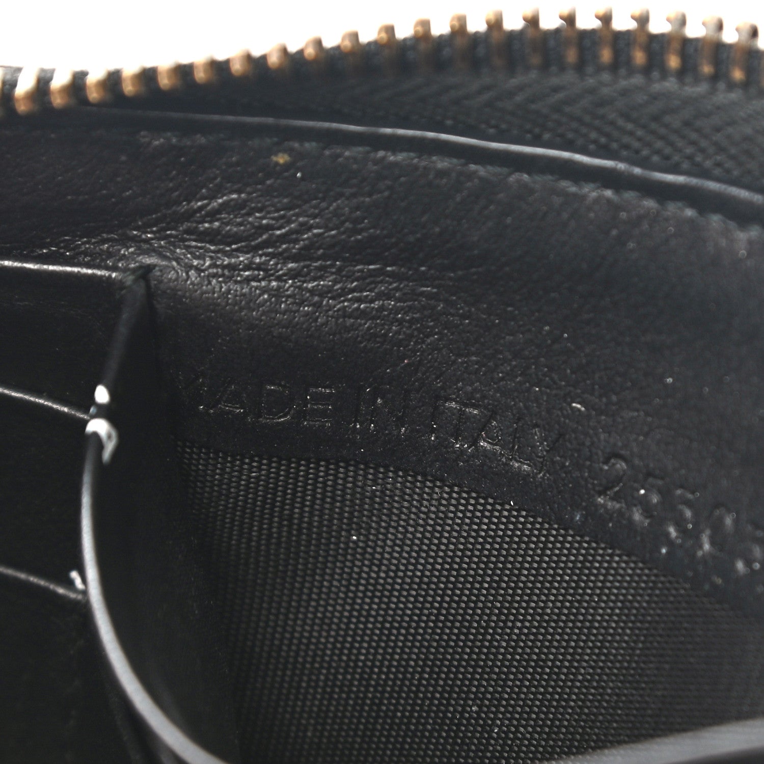 Balenciaga Lambskin Allover Logo Classic Hardware Continental Zip Around Wallet Black 7 of 9