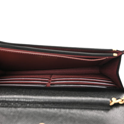 Chanel Caviar Quilted CC Turnlock Wallet On Chain WOC Black 5 of 12