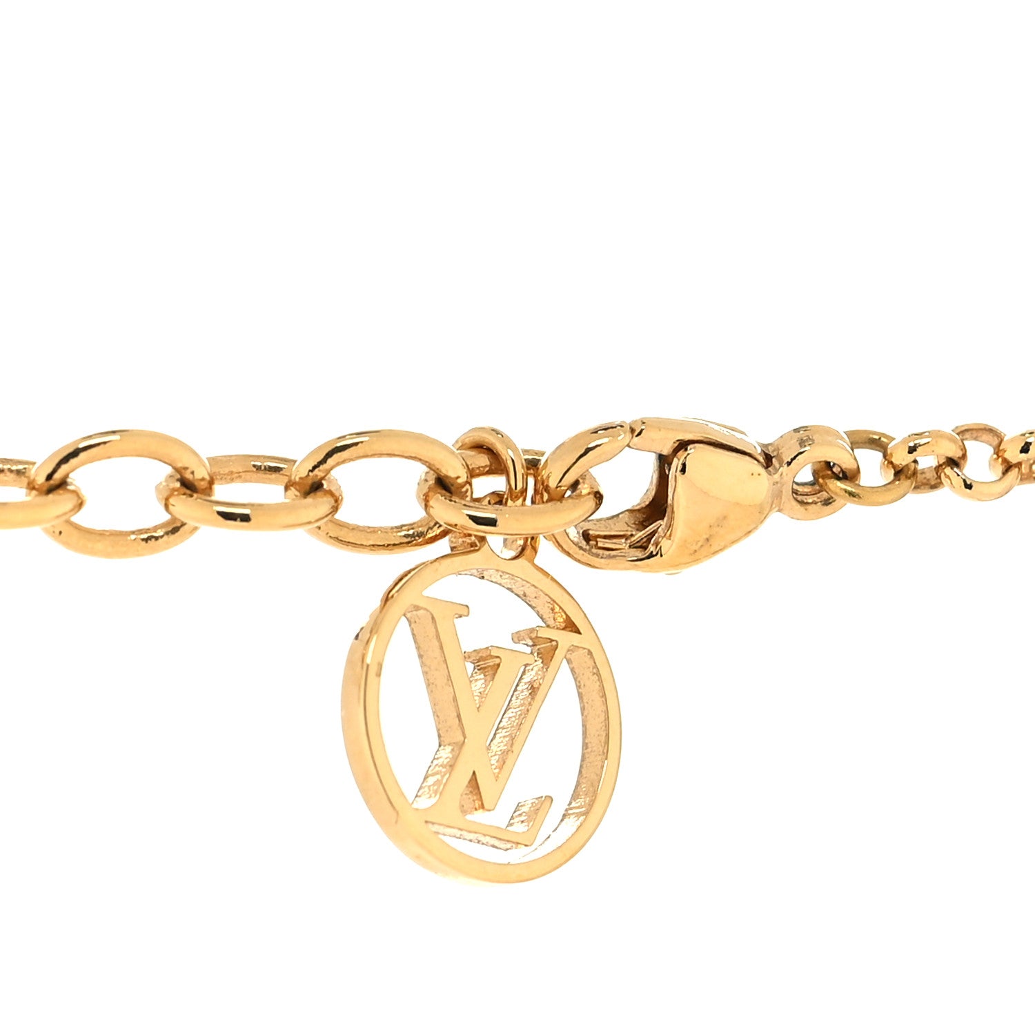 Louis Vuitton Petite Malle Necklace Gold 4 of 6