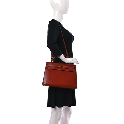 Hermes Box Kelly Sellier 32 Brique 2 of 18
