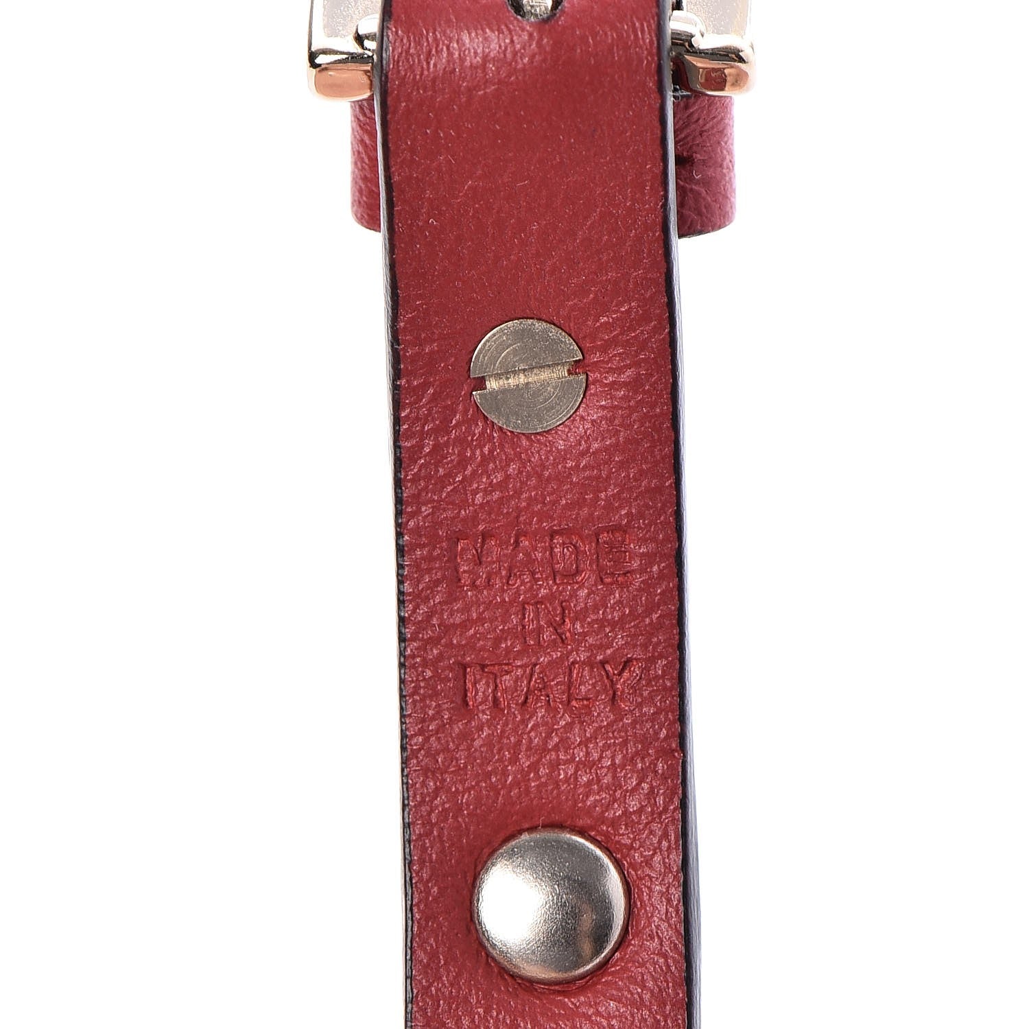 Valentino Garavani Vitello Rockstud Bracelet Red 5 of 7