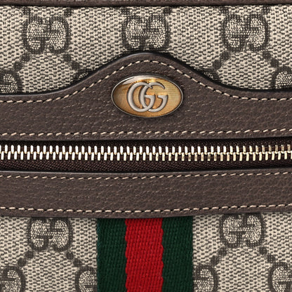 Gucci GG Supreme Monogram Web Mini Ophidia Shoulder Bag Brown 8 of 11